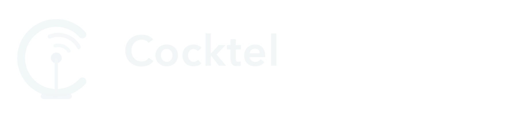 Cocktel logo: a circular signal mark beside the Cocktel wordmark.
